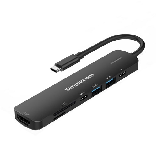 SIMPLECOM CHT570 USB-C 7-in-1 Multiport Hub Adaptor Docking